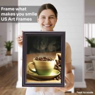 Coffee Brown .75" Solid Wood Picture Frame - Image 5