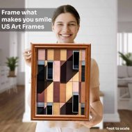 Distressed Oak .75" Solid Wood Picture Frame - Image 4