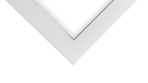 White Matted, Chalk White Picture Frame - 1 Inch - Image 2