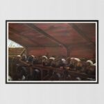 Apex Slave Ship by Johnny Meyers, Art Poster Print for Wall, Home Decor