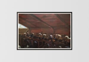 Apex Slave Ship by Johnny Meyers, Art Poster Print for Wall, Home Decor