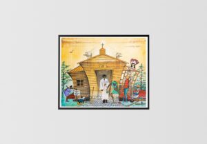 Building for my Lord by Tracy Andrews, Art Poster Print for Wall, Home Decor