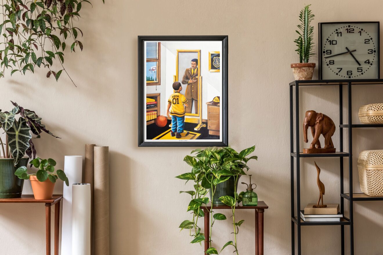 It Takes a Man [Iota] by Lester Kern, Art Poster Print for Wall, Home Decor - Image 2