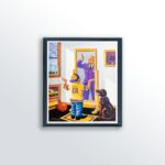 Definitely a Q by Lester Kern, Art Poster Print for Wall, Home Decor