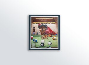 Put Your Money Where Your Mouth Is by Tracy Andrews, Art Poster Print for Wall, Home Decor