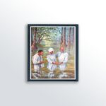 Baptism by Janice Hues, Art Poster Print for Wall, Home Decor