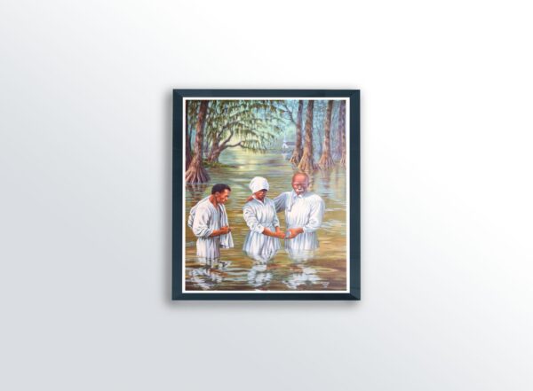 Baptism by Janice Hues, Art Poster Print for Wall, Home Decor