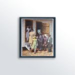 Sunday Morning by Janice Hues, Art Poster Print for Wall, Home Decor