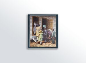 Sunday Morning by Janice Hues, Art Poster Print for Wall, Home Decor