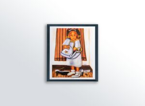 Just Like my Mom [OES] by Fred Mathews, Art Poster Print for Wall, Home Decor