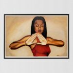 Crimson Queen by Fred Mathews, Art Poster Print for Wall, Home Decor