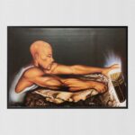 At the Edge by Fred Mathews, Art Poster Print for Wall, Home Decor