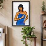 Zeta Girl by Fred Mathews, Art Poster Print for Wall, Home Decor