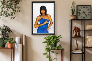 Zeta Girl by Fred Mathews, Art Poster Print for Wall, Home Decor