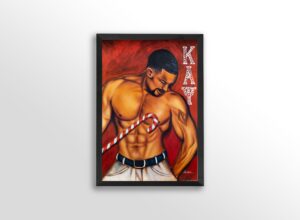 KAY by Fred Mathews, Art Poster Print for Wall, Home Decor