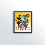 Dancin' to the Rhythm by Doyle, Art Poster Print for Wall, Home Decor