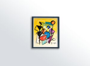 Dancin' to the Rhythm by Doyle, Art Poster Print for Wall, Home Decor