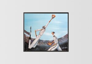 Flyball by Doyle, Art Poster Print for Wall, Home Decor