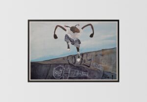 Hopscotch by Doyle, Art Poster Print for Wall, Home Decor