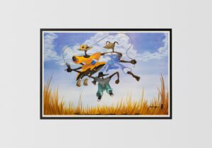 Jump Rope by Doyle, Art Poster Print for Wall, Home Decor