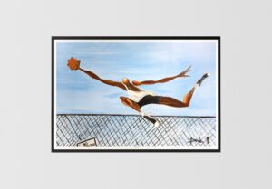 No Dunking by Doyle, Art Poster Print for Wall, Home Decor