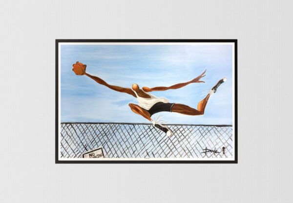 No Dunking by Doyle, Art Poster Print for Wall, Home Decor
