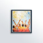 Dancing in the Spirit by Katherine Roundtree, Art Poster Print for Wall, Home Decor