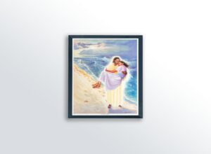 That's When I Carried You by Katherine Roundtree, Art Poster Print for Wall, Home Decor