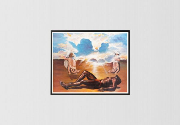 Help From Above by Katherine Roundtree, Art Poster Print for Wall, Home Decor