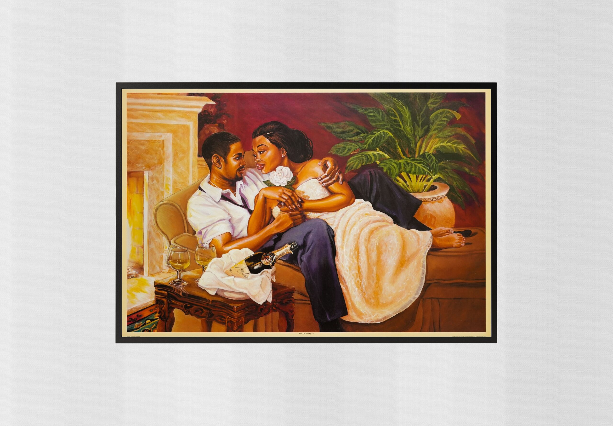img 1 Just the Two of Us by Katherine Roundtree, Art Poster Print for Wall, Home Decor - Image 1