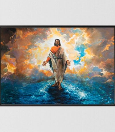 And He Walked On Water art print by Katherine Roundtree