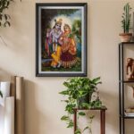 Radha Krishna, by Raston - 24x36 Art Poster Print for Wall, Home Decor