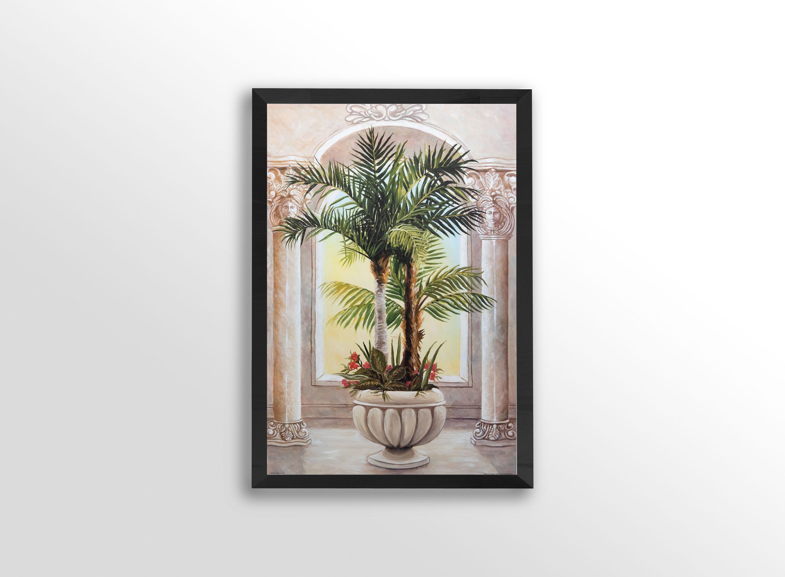img 1 Palm II by Katherine Roundtree, Art Poster Print for Wall, Home Decor - Image 1