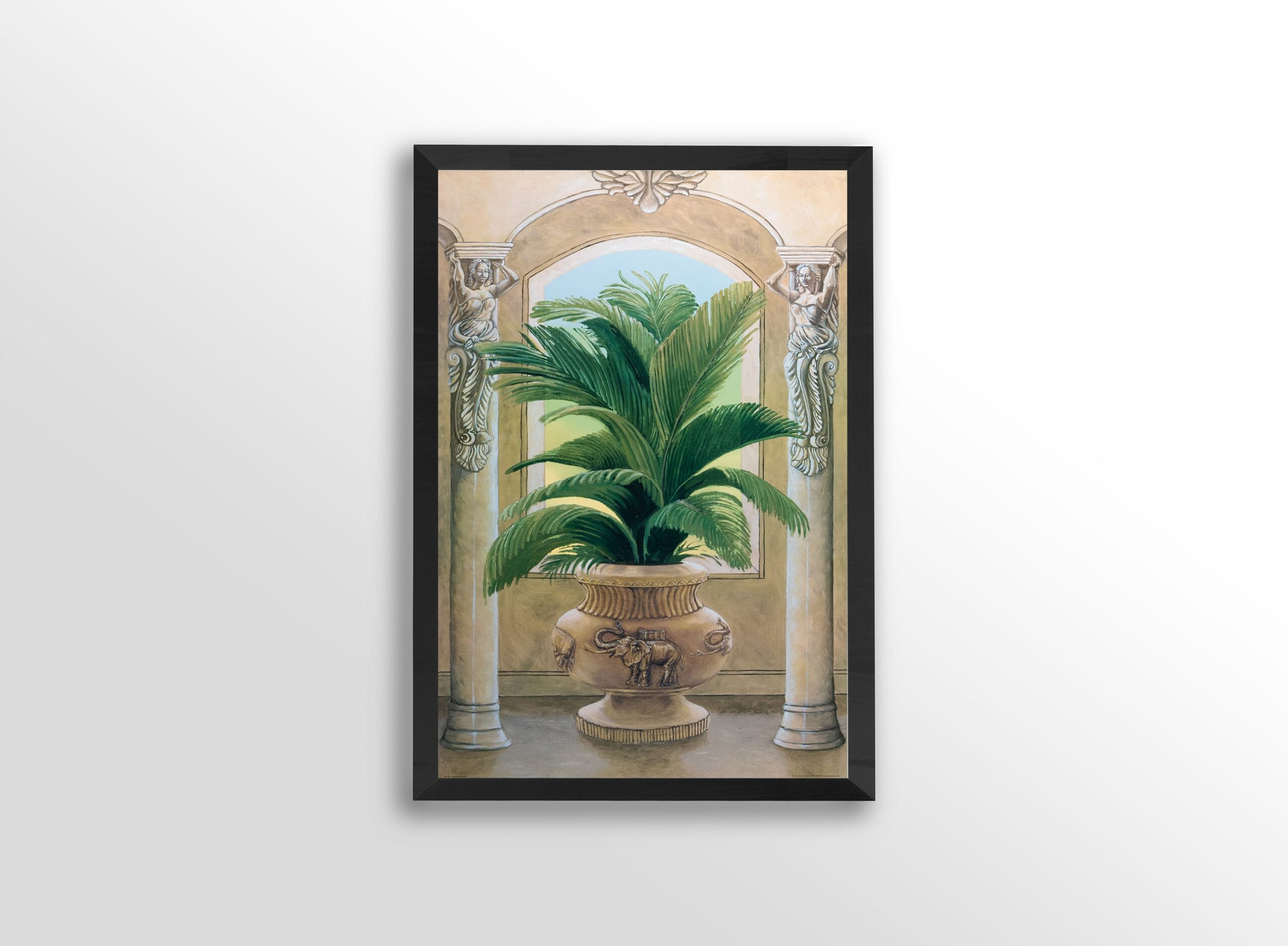 img 1 Palm I by Katherine Roundtree, Art Poster Print for Wall, Home Decor - Image 1