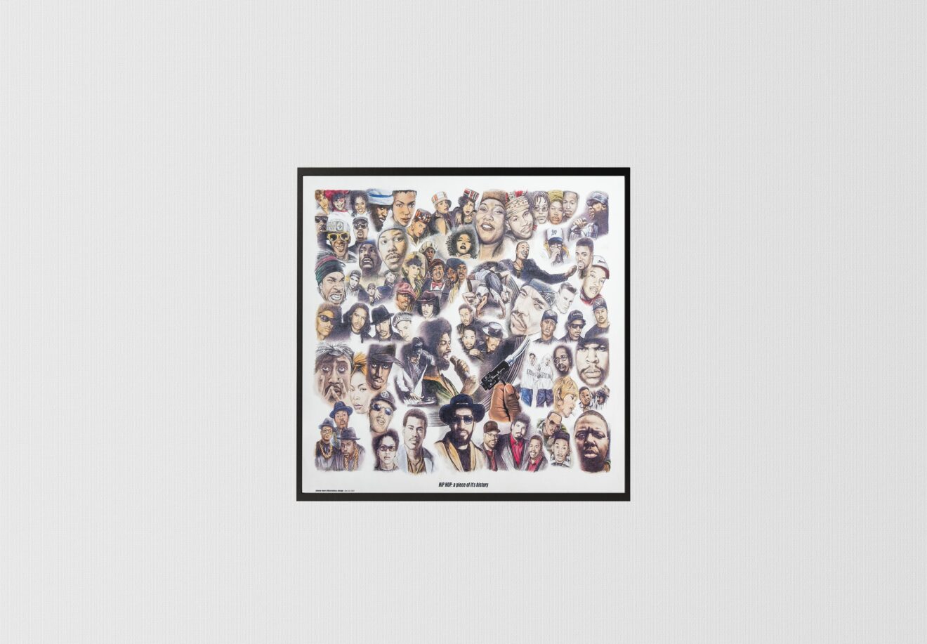 img 1 HIP HOP: A Piece of it's History by Johnny Meyers, Art Poster Print for Wall, Home Decor - Image 1