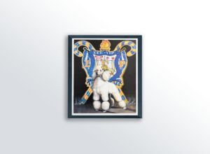 Sigma Poodle by Tracy Andrews, Art Poster Print for Wall, Home Decor