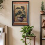 Potted Palm III, by Takata - 24x36 Art Poster Print for Wall, Home Decor