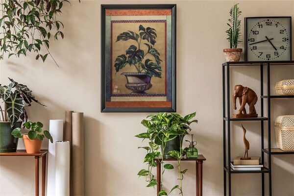 Potted Palm III, by Takata - 24x36 Art Poster Print for Wall, Home Decor