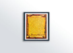 Names of the Lord, Art Poster Print for Wall, Home Decor