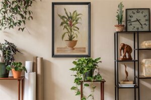 Potted Palm II, by Welby - 24x36 Art Poster Print for Wall, Home Decor