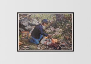 If Thine Enemy Thirst by Janice Huse, Art Poster Print for Wall, Home Decor