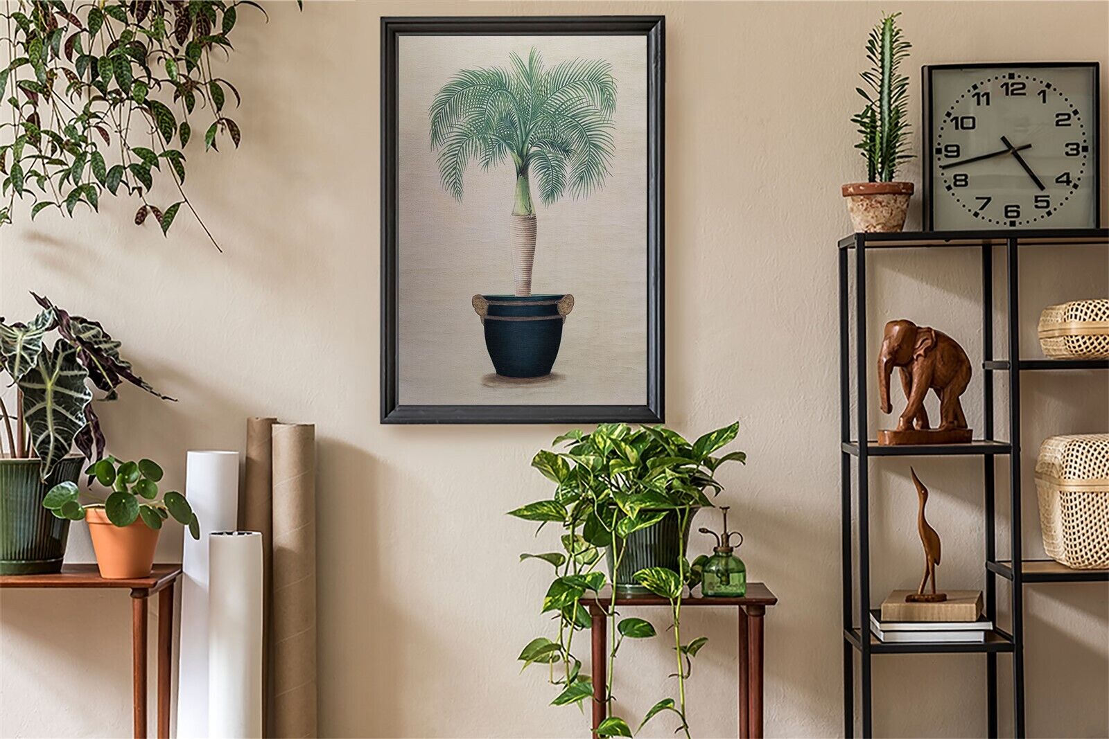 img 1 Potted Palm I - 24x36 Art Poster Print for Wall, Home Decor - Image 1
