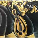 OHIO PLAYERS, ( MUSIC CONCERT / DOUBLE BASS / AFRICAN AMERICAN / 9D26 ) 24x36 Inch Artist: Kerream Jones