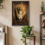 Lion of Judah Spanish - 24x36 Art Poster Print for Wall, Home Decor