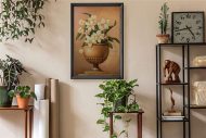 Golden Blossoms I, by Shephard - 24x36 Art Poster Print for Wall, Home Decor
