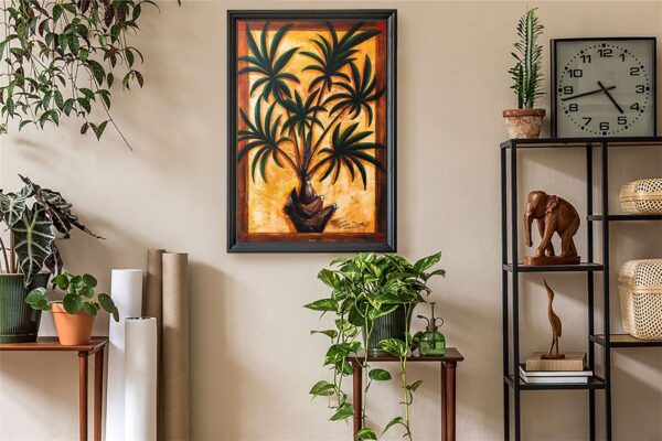 Exotic Palm I, by Gerald Ivey - 24x36 Art Poster Print for Wall, Home Decor