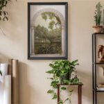 Crane Archway II, by Kessler-Romano - 24x36 Art Poster Print for Wall, Home Decor