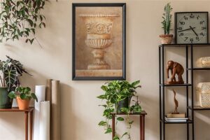 Classic Estate Urn, by Lamy - 24x36 Art Poster Print for Wall, Home Decor