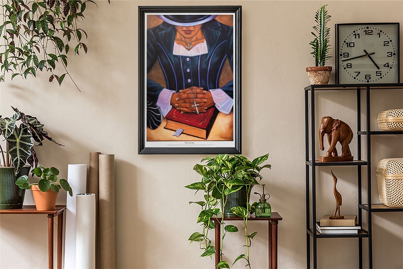 img 1 This Far By Faith I, by Myers - 24x36 Art Poster Print for Wall, Home Decor - Image 1