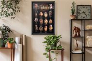 African Masks, by Key - 24x36 Art Poster Print for Wall, Home Decor